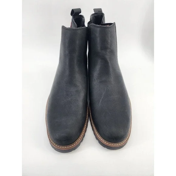 Levis Mens 51085101M Black Synthetic Leather Chelsea Ankle Boots Size 13 US - Picture 2 of 5